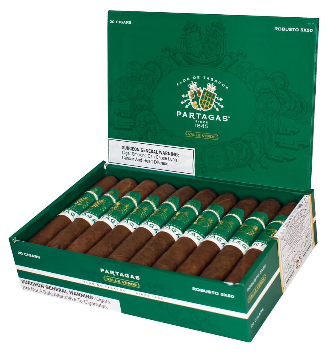 Buy Partagas Valle Verde Robusto Online At Small Batch Cigar Best