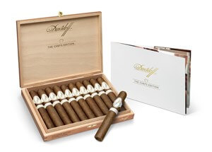 Buy Davidoff The Chefs Edition Online: The Davidoff Chefs Edition is a collaboration of six of the world's renowned chefs. A robust and complex Toro featuring a Ecuadorian Habano 2000 wrapper with notes of white pepper, maple syrup, and chocolate.