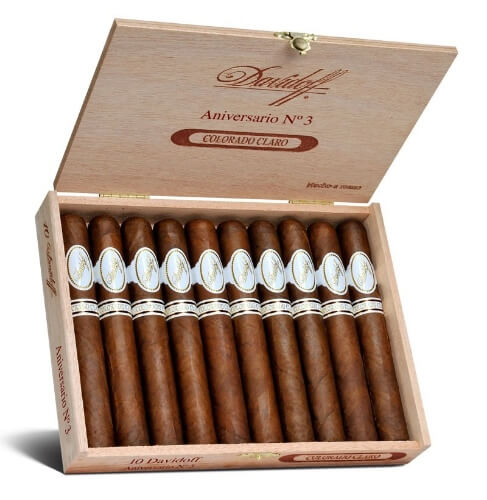 Buy Davidoff Aniversario No. 3 Colorado Claro Online at Small Batch Cigar
