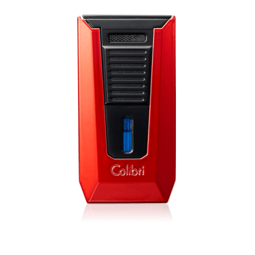 Buy Colibri Slide Lighter Online: TheColibri Slide Double Jet Lighter With Punch Red + Black features a double Jet plus a built in cigar punch. 