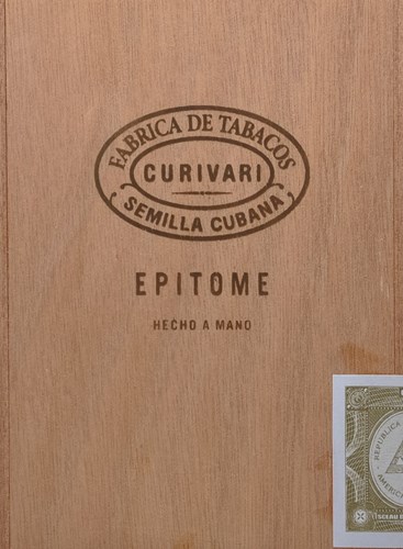 Buy Curivari Epitome 546 Online: Curivari Epitome 546 is a Nicaraguan puro available in ten count boxes in five different vitolas.