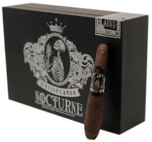 Buy Black Label Deliverance Nocturne Short Salamon Online: a special yearly release produced in three vitolas featuring a Pennsylvania broadleaf wrapper rolled at BLTC Fabrica Oveja Negra factory in Nicaragua.