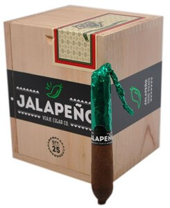 Buy Viaje Jalapeno Online: The Viaje Jalapeno is a Nicaraguan puro that features flavors of chocolate espresso and of course pepper!