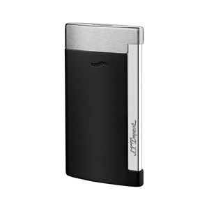 Buy S.T Dupont Slim 7 Matte Black and Chrome Online: S.T Dupont Slim 7 the world's slimmest luxury lighter measuring at just seven millimeters thick. 