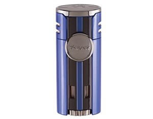 Buy Xikar HP4 Quad Lighter Blue Online: designed to deliver high performance, this sports car inspired lighter features four angled jets and a flip top hood!