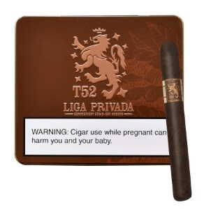 Buy Liga Privada T52 Coronet Online: Drew Estate takes the famous Liga Privada T52 and produces a great little smoke for when your short on time!