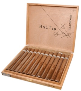 Buy Illusione HAUT 10 Churchill Online: The Haut 10 cigar was rated cigar of the year 2016 by Halfwheel and is a Nicaraguan puro made with a cafe claro AAA grade wrapper and a blend of Nicaraguan criollo 98 and corojo 99 tobaccos from AGANORSA.