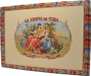 Buy La Aroma de Cuba Churchill Online: A medium bodied, rich cigar made by Don Pepin Garcia in Nicaragua. A rich and complex cigar, with a Connecticut Broadleaf Wrapper and Nicaraguan binder and fillers.