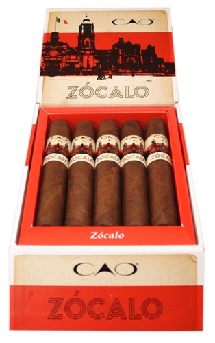 Buy CAO Zocalo Online: the latest creation from CAO cigars using for the first time ever a Mexican wrapper. The Zocalo uses a Cameroon binder and Nicaraguan fillers.