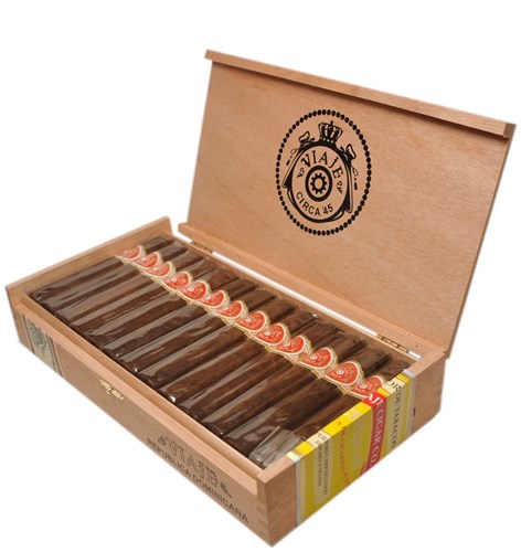 Buy Viaje Circa 45 Maduro No.1 Online: This 5 x 52 Robusto features a Mexican San Andres wrapper over a Indonesian binder and Dominican fillers. 