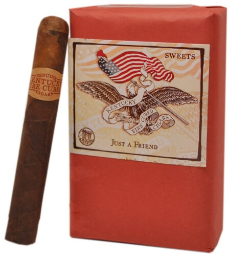 Buy Drew Estate Kentucky Fire Cured Sweets Just a Friend Online at Small Batch: This 6 x 52 Kentucky Fired Cured variant is finally on the market.