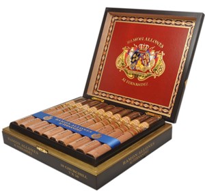 Buy Ramon Allones Churchill Online at Small Batch Online: The newest Ramon Allones has finally been released. This churchill features a Ecuadorian wrapper over a Nicaraguan binder and filler.