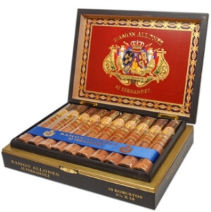 Buy Ramon Allones Robusto Online at Small Batch Online: The newest Ramon Allones has finally been released. This robusto features a Ecuadorian wrapper over a Nicaraguan binder and filler.