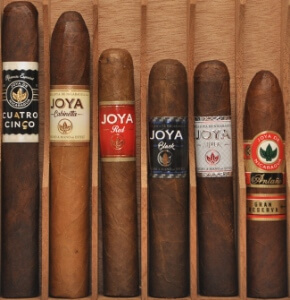 Buy Joya de Nicaragua Brand Sampler Online at Small Batch: This sampler features one cigar from each of their standard lines.