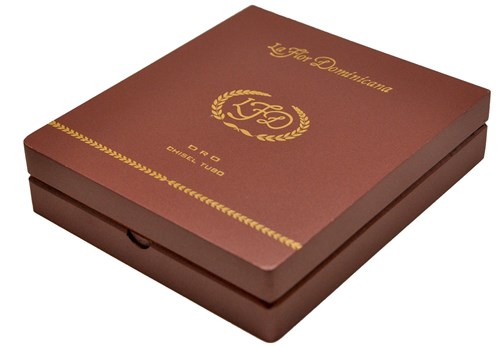 Buy La Flor Dominicana Oro Chisel Tubo Online at Small Batch Cigar: This 6 x 52 figurado tubo is a full bodied powerhouse from LFD.