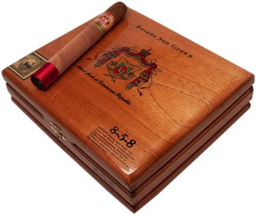 Buy 858 Rosado Sun Grown by Arturo Fuente Online:  originally released in 2002 the 858  Rosado Sun Grown uses a very special Ecuadorian Rosado wrapper over Dominican binders and fillers. 