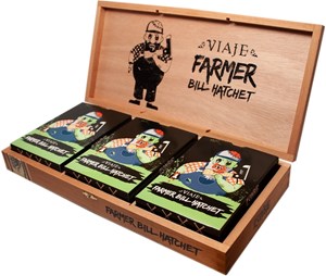 Buy Zombie Farmer Bill Hatchet by Viaje Cigars Online: poor Farmer Bill is now a zombie, the cigar features a dark Criollo wrapper in a 5 1/2 x 54 box press.