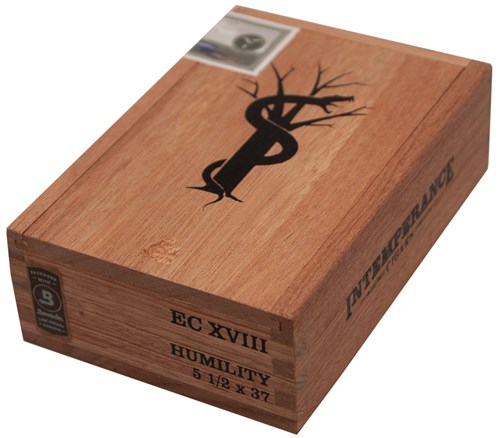 Intemperance EC XVIII Humility by RoMa Craft: RoMa Craft Intemperance EC XVIII features a Ecuador Connecticut wrapper over a Indonesia binder and Nicaraguan/Dominican filler.