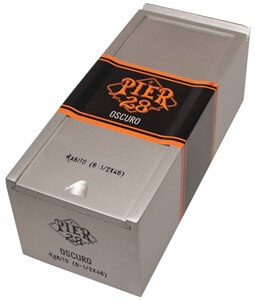 Buy Pier 28 Oscuro Rabito Online at Small Batch Cigar: Designed with the San Francisco Giants in mind, the newest 6 1/2 x 46 from Pier 28 features a Brazilian Oscuro.