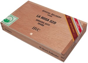 Buy HVC La Rosa 520 Maduro Online: The HVC La Rosa 520 Maduro is a Small Batch Cigar exclusive that takes the special La Rosa 520 blend and wraps it in a Mexican San Andres Maduro.