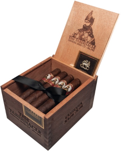 Buy The Tabernacle Havana CT 142 Corona Online: The Tabernacle Havana CT 142 features a new variety of tobacco called Havana Seed CT #142 grown in Connecticut. The blend also features a Mexican San Andres wrapper over Honduran and Nicaraguan fillers.