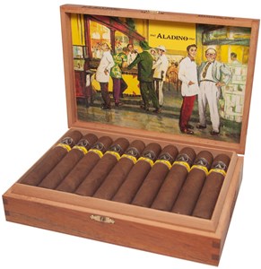 Buy Aladino Robusto Online at Small Batch Cigar:  This "authentic corojo" puro is a throwback to the "Golden Age" of cigars.