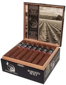 Buy Rancho Luna Habano Robusto Online at Small Batch Cigar: Featuring a habano wrapper, this well balanced cigar features a corojo binder and a mix of habano and corojo fillers.