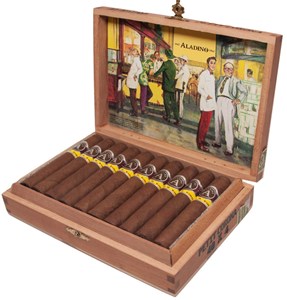 Buy Aladino Petit Corona Online at Small Batch Cigar:  This "authentic corojo" puro is a throwback to the "Golden Age" of cigars.