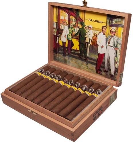 Buy Aladino Corona Online at Small Batch Cigar:  This "authentic corojo" puro is a throwback to the "Golden Age" of cigars.