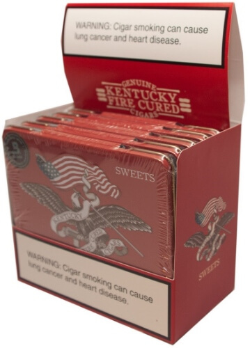 Buy Drew Estate Kentucky Fired Cured Sweets Ponies Online at Small Batch Cigar: Your favorite Kentucky fired cured sweets now comes in a 4 x 32 in tins!