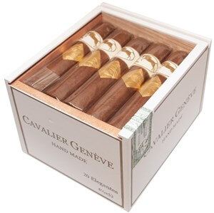 Buy Cavalier Geneve White Series Elegantes Cigars Online at Small Batch Cigar: Now online this 4 1/2 x 52 is the perfect mild to medium body smoke.