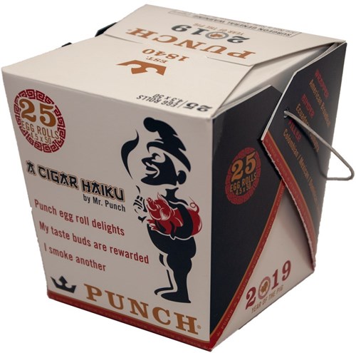 Buy Punch Egg Roll Online at Small Batch Cigar: This limited edition from General Cigar comes in Americanized Chinese take out box.
