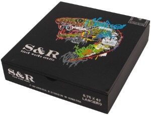 Buy Black Words Studio S&R Lancero Cigar Online: The S&R is Black Works Studio's first cigar to use Dominican tobacco and their first Sumatran wrapper - the much anticipated S&R!