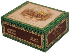 Buy AJ Fernandez New World Cameroon Short Robusto Online at Small Batch Cigar: AJ Fernandez presents its first 4 x 48 Cameroon wrapped cigar.