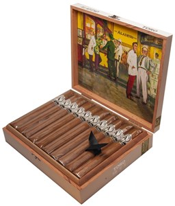 Buy Aladino Connecticut Toro Online at Small Batch Cigar: This Aladino features an Ecuadorian Connecticut wrapper over Honduran binders and fillers.