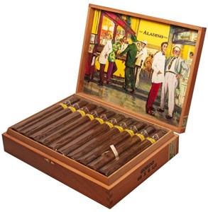 Buy Aladino Gordo Online at Small Batch Cigar:  This "authentic corojo" puro is a throwback to the "Golden Age" of cigars.