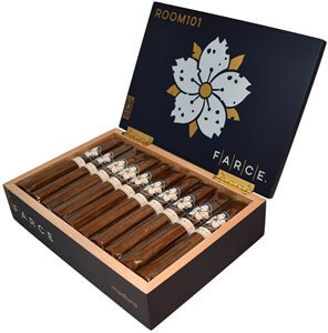 Buy FARCE Maduro Toro by Room 101 Online: this Room 101 Farce blend features a Mexican San Andres wrapper over a Ecuadorian Sumatra and three fillers!