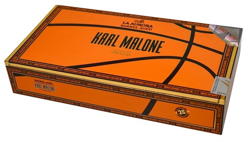 Buy La Aurora Karl Malone Barrel Aged Robusto Online: The newest release from La Aurora in collaboration with retired Utah Jazz superstar Karl Malone