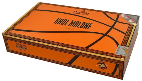 Buy La Aurora Karl Malone Barrel Aged Belicoso Online: The newest release from La Aurora in collaboration with retired Utah Jazz superstar Karl Malone	
