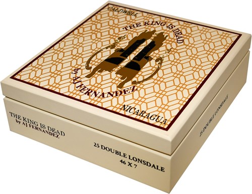 Buy The King is Dead by AJ Fernandez Double Lonsdale Online at Small Batch Cigar: A Nicaraguan take on the King is Dead by Caldwell Cigar