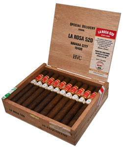 Buy HVC LA ROSA 520 Maduro Exquisitos Online: The HVC La Rosa 520 Maduro Magicos is a 5 1/2 x 54 Mexican San Andres wrapped limited edition!