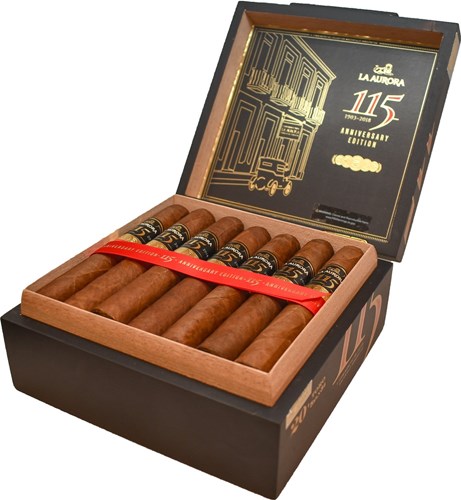 Buy La Aurora 115 Toro Online at Small Batch Cigar: The newest regular production from La Aurora features tobaccos from Brazil and the Dominican Republic.	