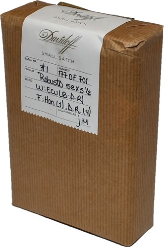 Buy Davidoff Small Batch #1 Online: This small batch series is focused on unique blends in limited quantities.