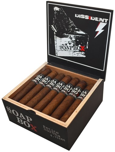 Buy Dissident Soapbox Petite Corona Online: Dissident Soapbox features three different tobaccos from three different countries; Brazil, Ecuadorian, and Nicaragua.