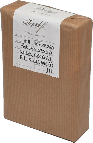 Buy Davidoff Small Batch #11 Online: The Davidoff Small Batch #11 features a Ecuadoran wrapper over a Dominican binder and Dominican/Nicaraguan fillers!