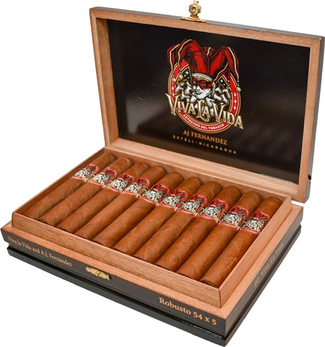 Buy Viva La Vida Robusto by AJ Fernandez Online: The newest release from AJ Fernandez, this Nicaraguan puro features tobacco from four of AJ Fernandez' oldest farms.