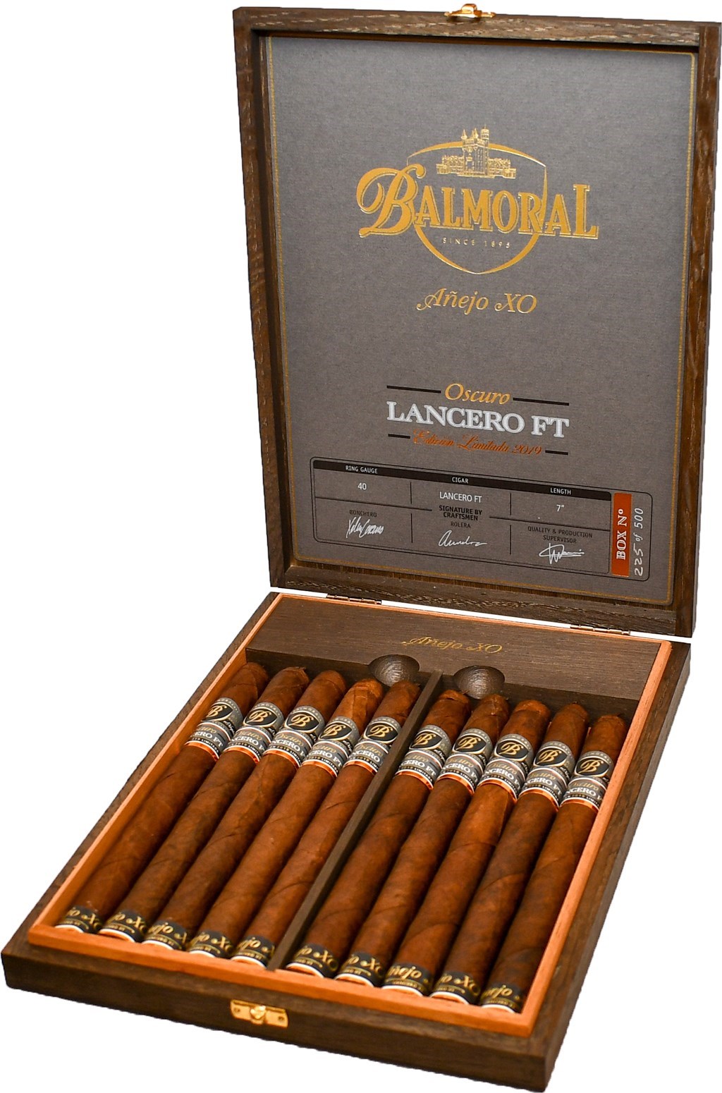 Buy Balmoral Añejo XO Oscuro Lancero FT 2019 Online at Small Batch