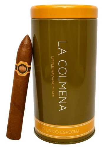Buy Warped Cigars La Colmena Unico Especial: rolled at El Titan de Bronze using an Ecuadorian Deflorada wrapper over Nicaraguan and Dominican binder and fillers. This cigar features floral notes with subtle spice.