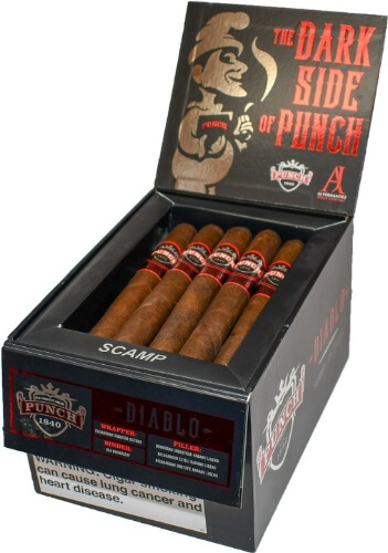Buy Punch Diablo Scamp Online: This 6 1/8 x 50 is the fullest and darkest Punch available.