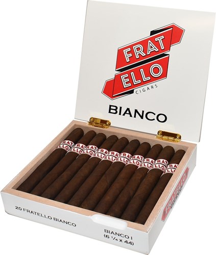 Buy Fratello Bianco I Online at Small Batch Cigar:  With tobaccos from five different countries rolled into one cigar, this blend is tailored to the more medium to full bodied profiles.
